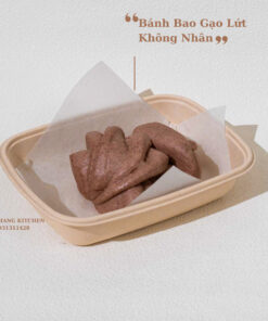 Bánh bao gạo lứt chay không nhân